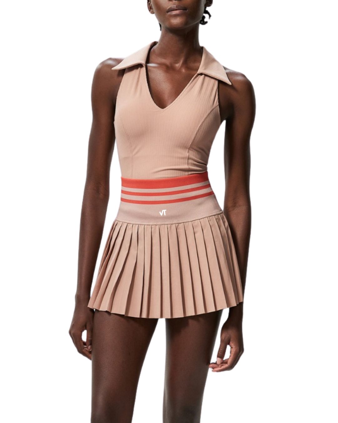 2 Piece Beige Padel Set