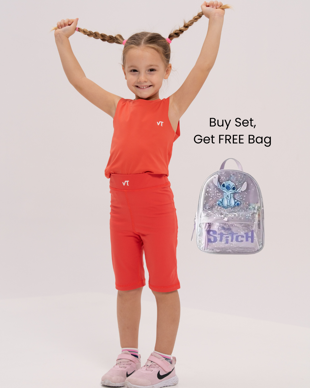 Coral Active Set for Girls