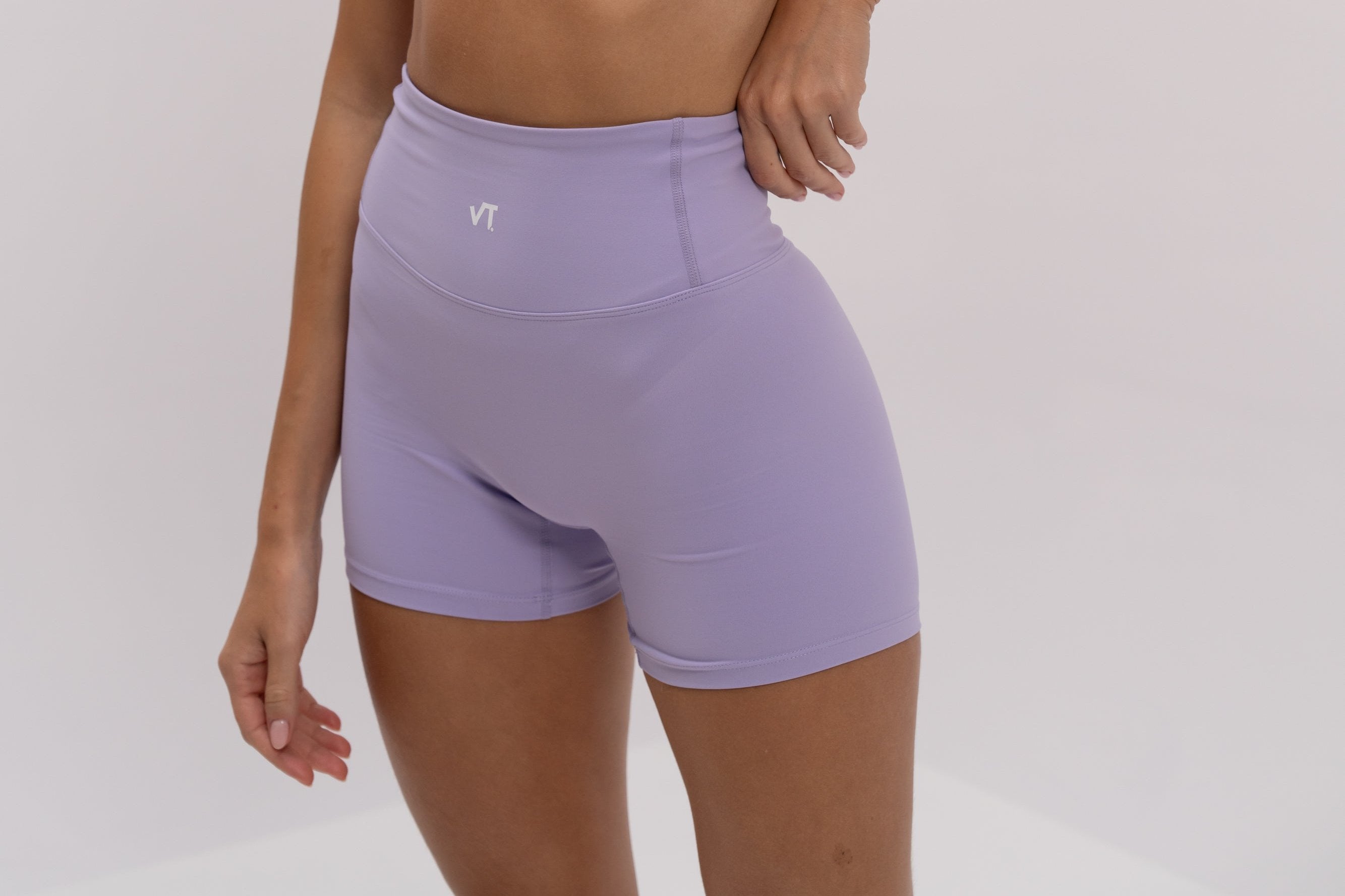 Lilac Fitness Yoga Shorts