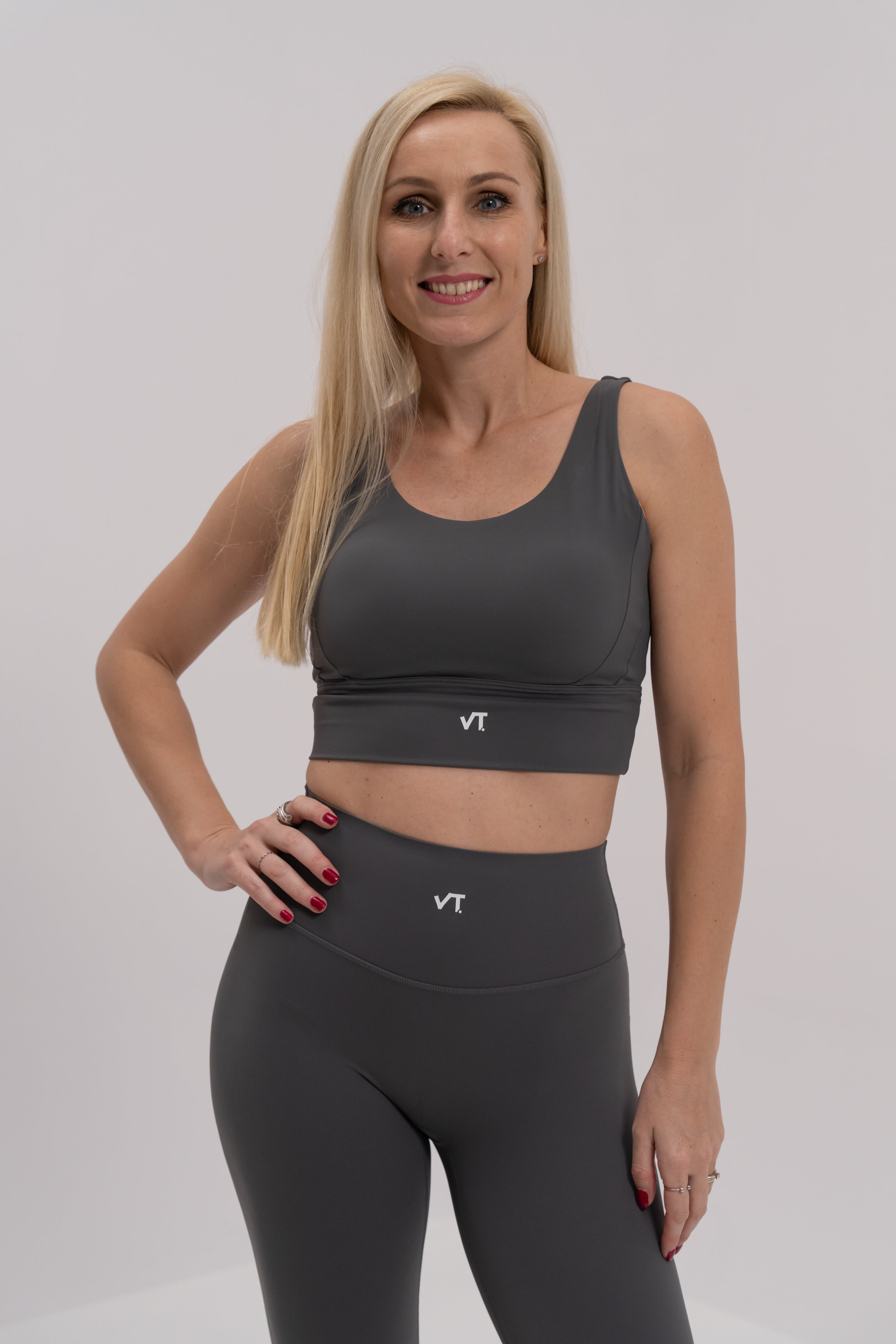 Women’s Grey Premium Sports Top