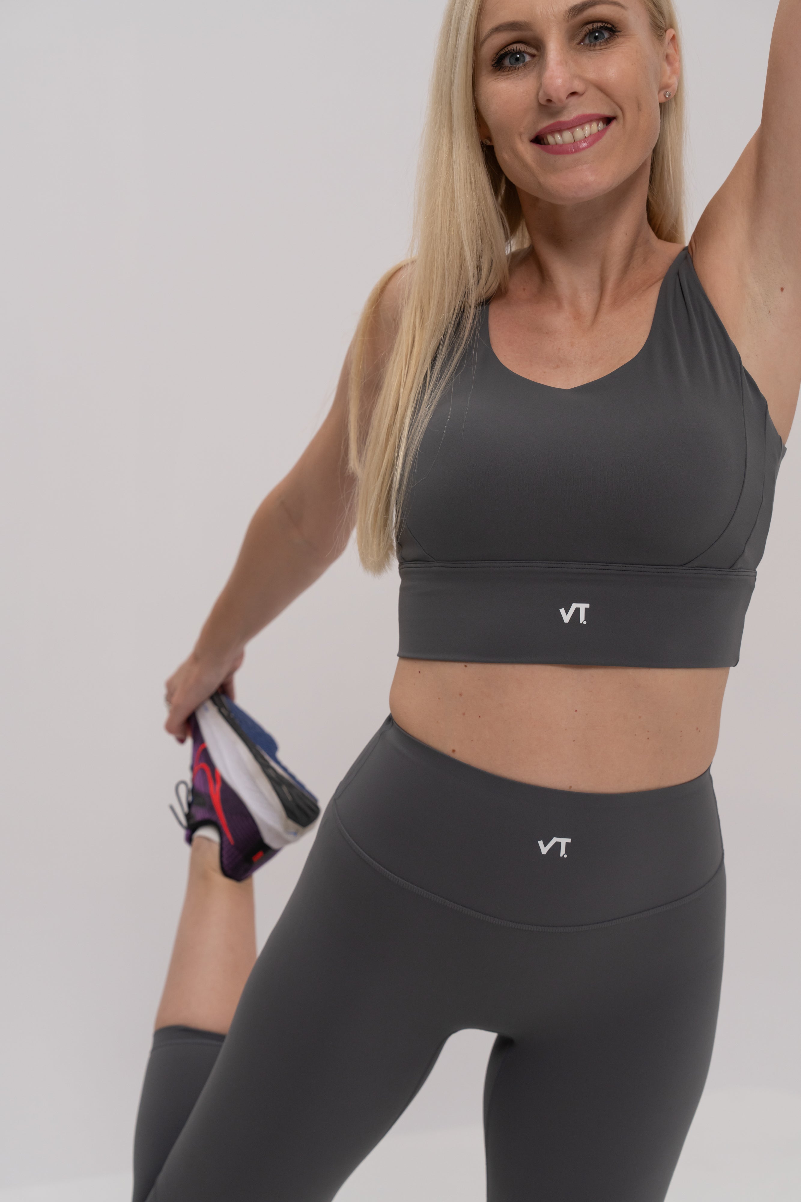 Women’s Grey Premium Sports Top