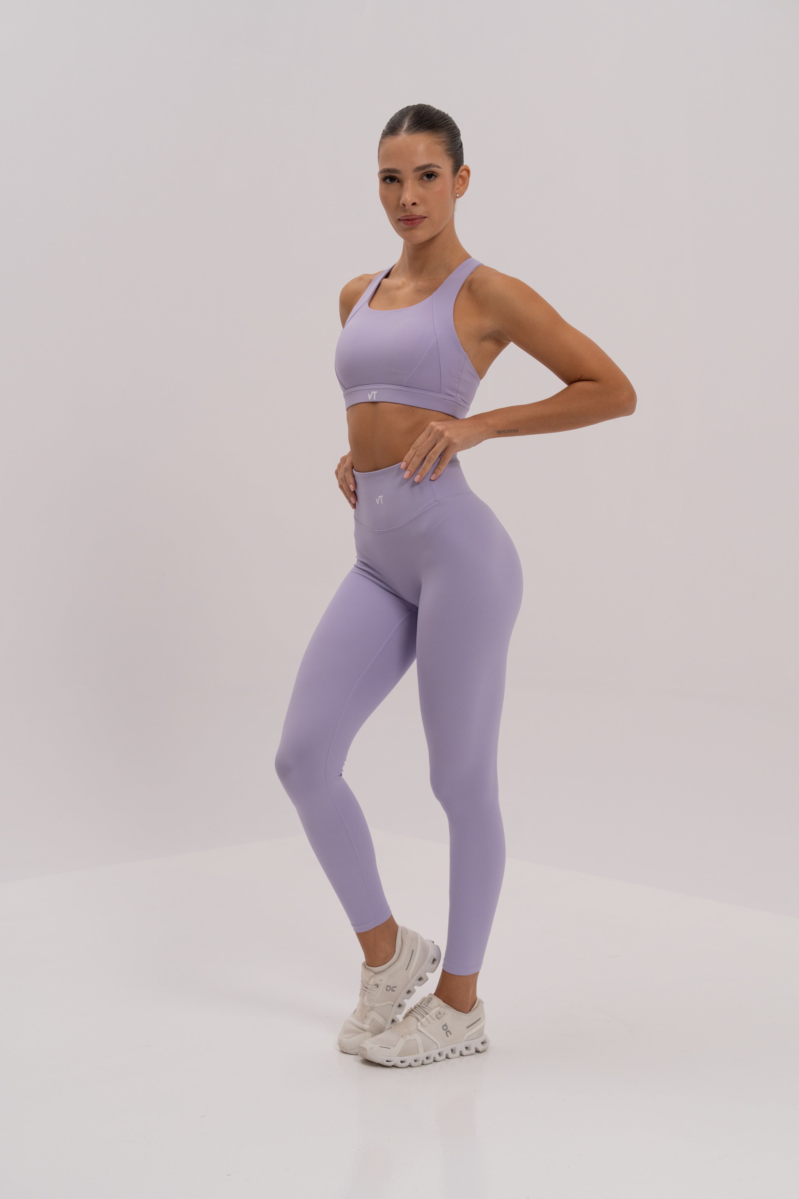 High Waist Buttery Soft Fitness Leggings in Lilac Color