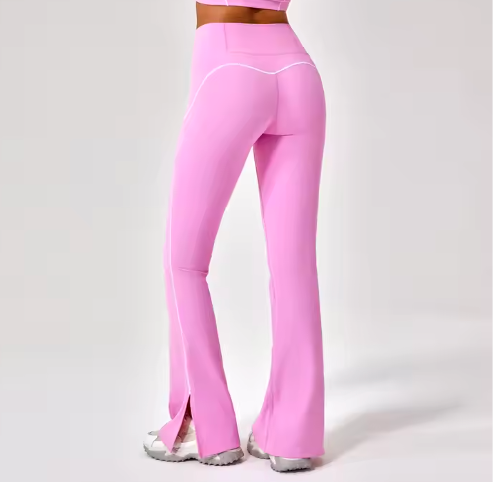 Light Pink High Waist  Fitness Yoga Pants